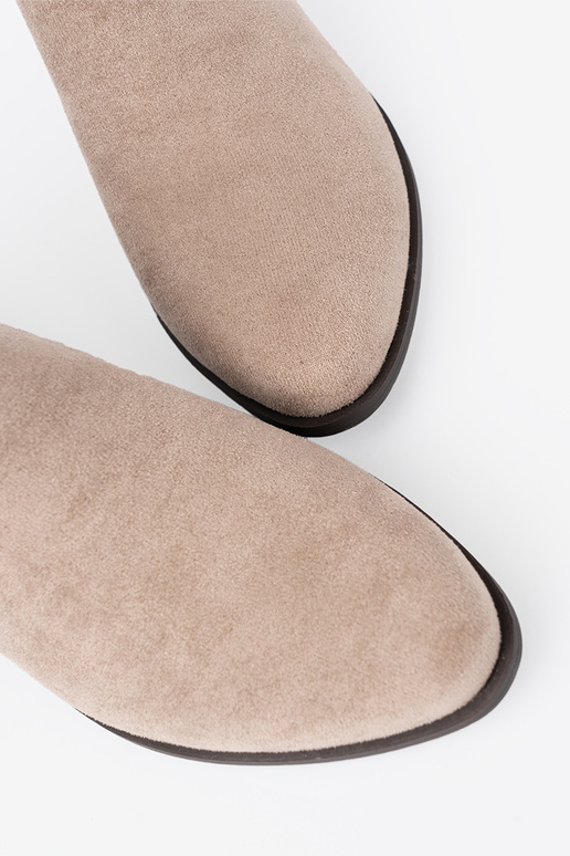 Beige Schuhe z Zuycięciami