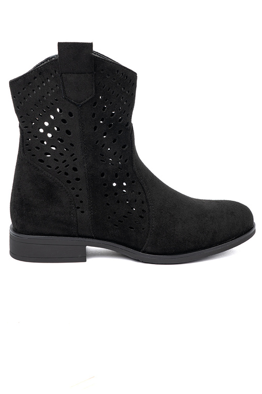 schZuarze Farbe Schuhe durchbrochen Zu koZubojskim stylu