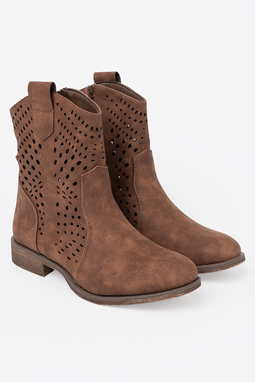 mit durchbrochenen Elementen braune Farbe Schuhe mit durchbrochenen Elementen braune Farbe Schuhe