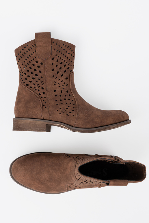 mit durchbrochenen Elementen braune Farbe Schuhe mit durchbrochenen Elementen braune Farbe Schuhe