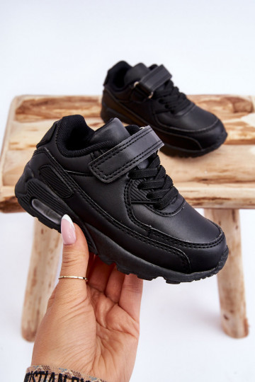 Kindersportschuhe aus Leder auf der Plattform schZuarze Farbe Lori