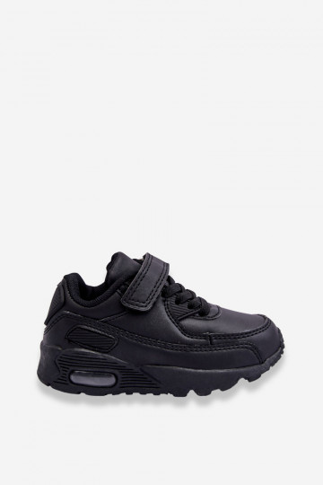 Kindersportschuhe aus Leder auf der Plattform schZuarze Farbe Lori 2