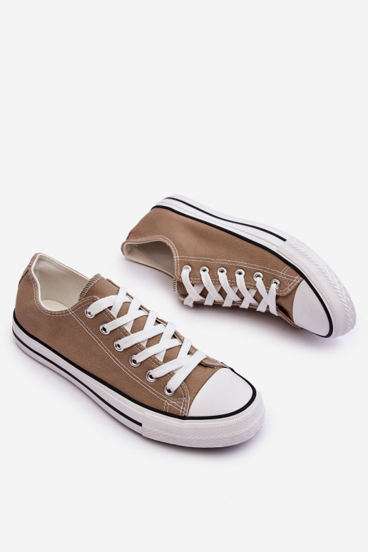 Klassische niedrige Damen-Sneaker Beige Vegas Klassische niedrige Damen-Sneaker Beige Vegas
