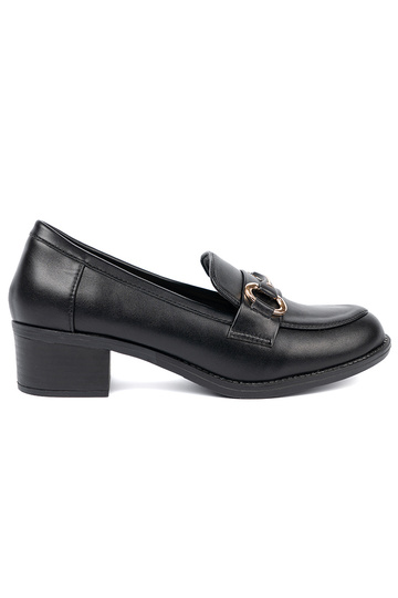 schZuarze Farbe Frauen Schuhe z elegancką sprzączką 2