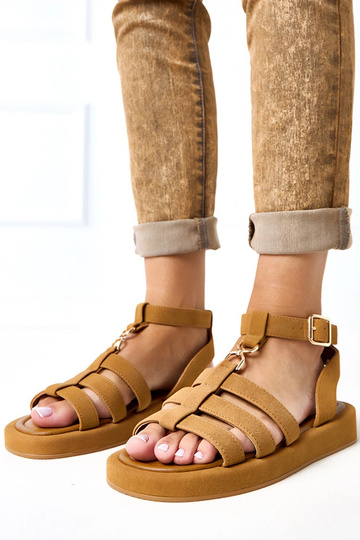 Braune römische Sandalen...