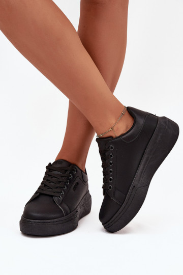 Damen-Sneaker mit Plattform Big Star SS274244 in Schwarz 2