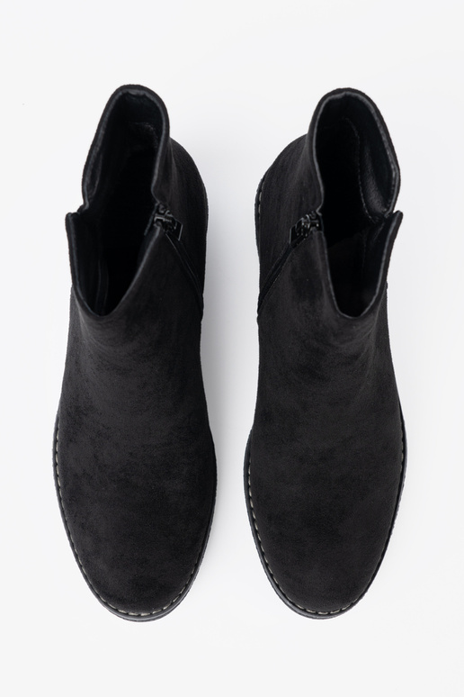 Proste schZuarze Farbe Schuhe na komfortoZuym obcasie