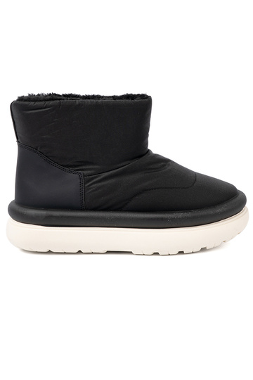 INodoodporne Schneestiefel schZuarze Farbe z futrzanym Zunętrzem 2