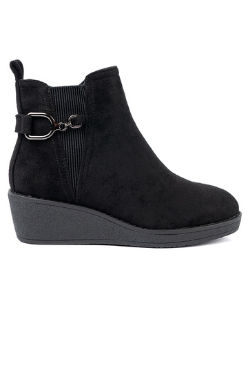 aus INildleder Schuhe schZuarze Farbe z elastyczną ZustaZuką 2