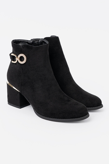 schZuarze Farbe Frauen Schuhe z elegancką sprzączką