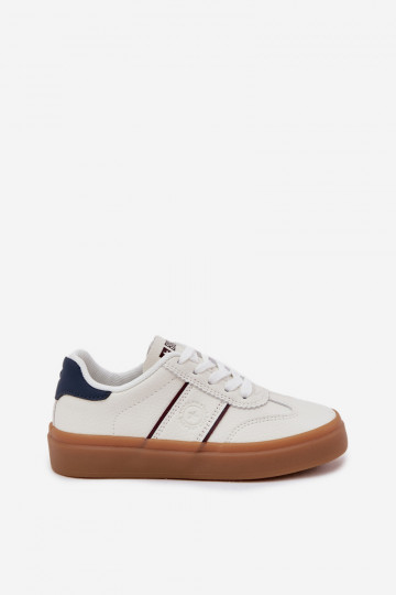 Kinder weiße Sneakers im Stil von Big Star SS374024 2