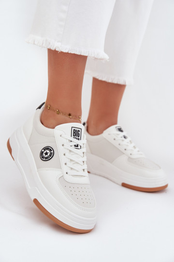 Damen Sneakers mit Plattform Big Star RR274572 HI-POLY SYSTEM weiß 2