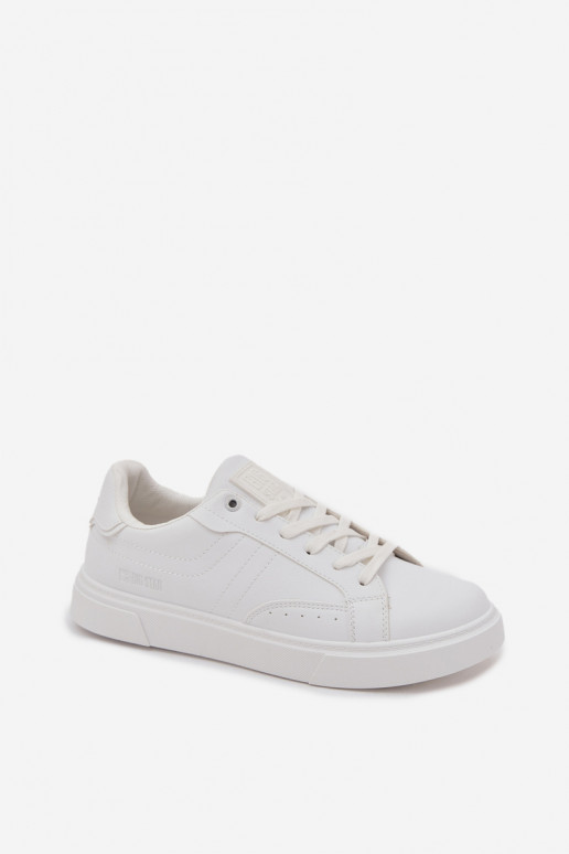 lässige Schuhe Sneakers Stilvollllschuhe Männlich aus Öko-Leder Big Star OO174118 Zueiße Farbe