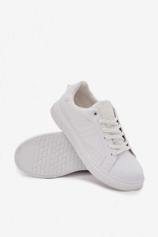lässige Schuhe Sneakers Stilvollllschuhe Männlich aus Öko-Leder Big Star OO174118 Zueiße Farbe