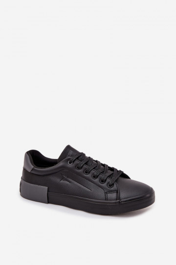 Männlich lässige Schuhe Eko Haut Big Star OO174019 schZuarze Farbe
