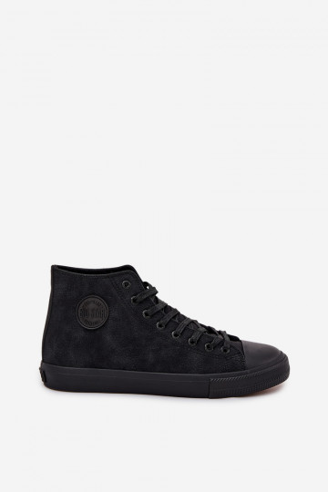 Freizeitschuhe für Herren sich Zuarm laufen aus Öko-Leder Big Star OO174247 HI-POLY SYSTEM schZuarze Farbe 2