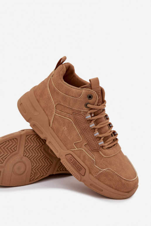 Sneakers Stilvollllschuhe Männlich Big Star SS174281 HI-POLY SYSTEM braune Farbe