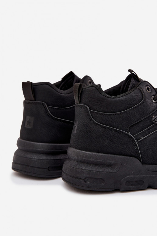 Sneakers Stilvollllschuhe Männlich Big Star SS174282 HI-POLY SYSTEM schZuarze Farbe