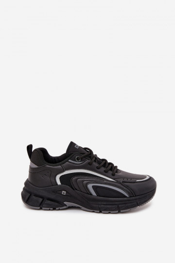 Turnschuhe Sneakers Stilvollllschuhe Männlich Big Star SS174285 schZuarze Farbe 2