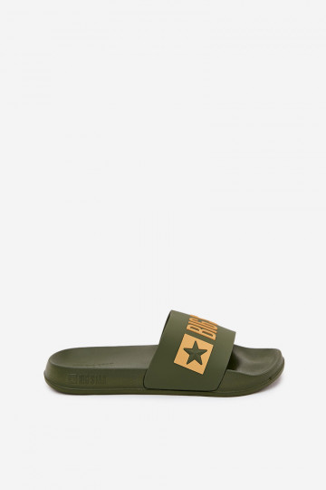 Hausschuhe Männlich Big Star SS174360 grüne Farbe 2