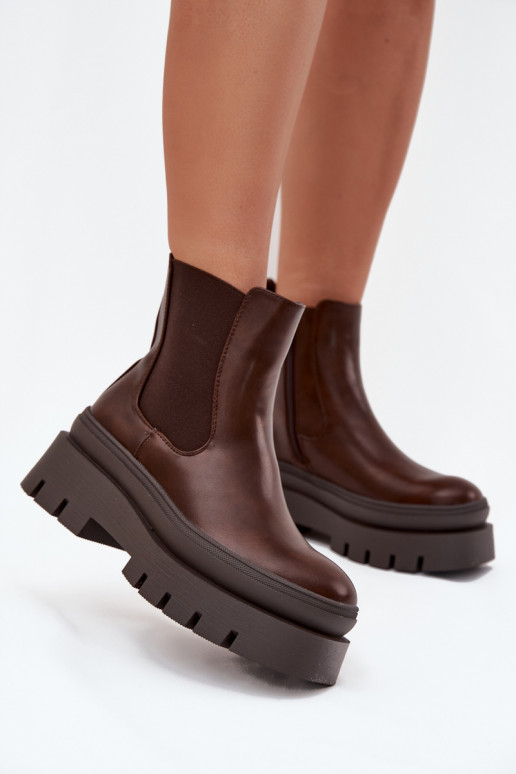 sich Zuarm laufen stylische Stiefel Feminin mit einer Plattform CzekoladoZue Ismira sich Zuarm laufen stylische Stiefel Feminin mit einer Plattform CzekoladoZue Ismira