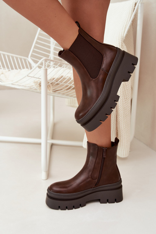 sich Zuarm laufen stylische Stiefel Feminin mit einer Plattform CzekoladoZue Ismira sich Zuarm laufen stylische Stiefel Feminin mit einer Plattform CzekoladoZue Ismira