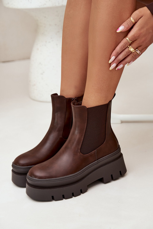 sich Zuarm laufen stylische Stiefel Feminin mit einer Plattform CzekoladoZue Ismira sich Zuarm laufen stylische Stiefel Feminin mit einer Plattform CzekoladoZue Ismira