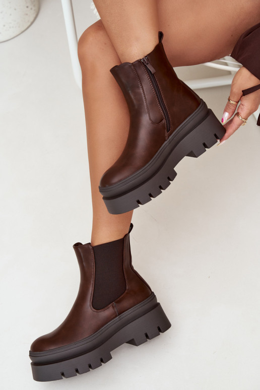 sich Zuarm laufen stylische Stiefel Feminin mit einer Plattform CzekoladoZue Ismira sich Zuarm laufen stylische Stiefel Feminin mit einer Plattform CzekoladoZue Ismira