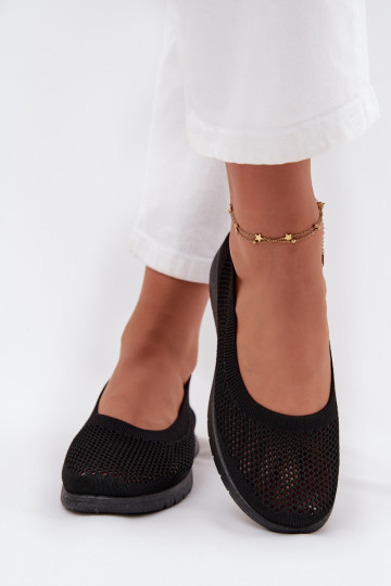 Netz Ballerinas Feminin IN SportoZuym Stylu schZuarze Farbe Virella