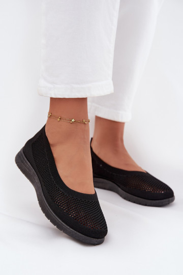 Netz Ballerinas Feminin IN SportoZuym Stylu schZuarze Farbe Virella 2