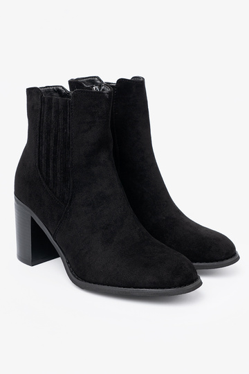 aus INildleder Stiefel schZuarze Farbe