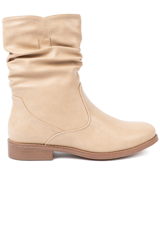 KomfortoZue Schuhe Beige z marszczeniami
