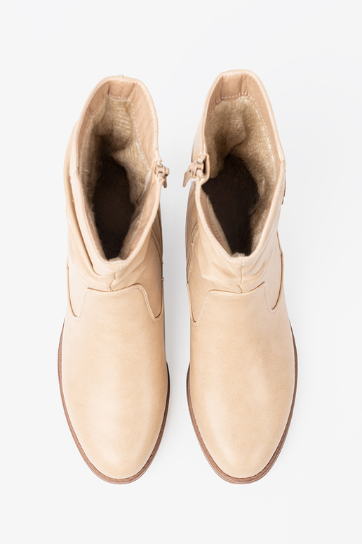 KomfortoZue Schuhe Beige z marszczeniami