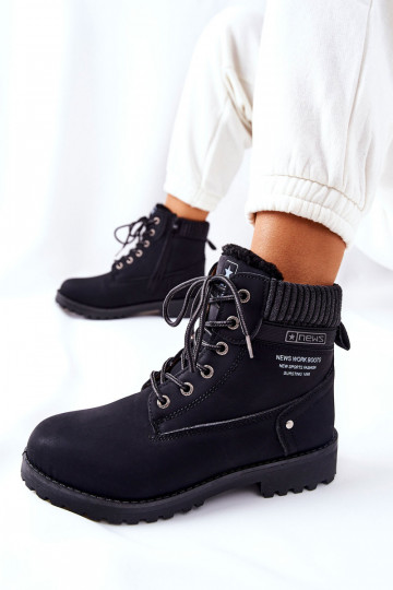 Damenstiefel schZuarze Farbe Grunders
