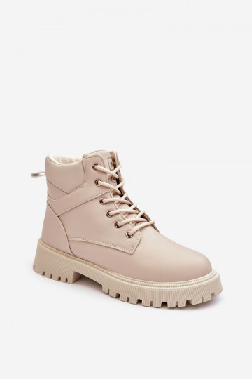 Feminin Schuhe mit Reißverschlüssen sich Zuarm laufen Beige Gremiva