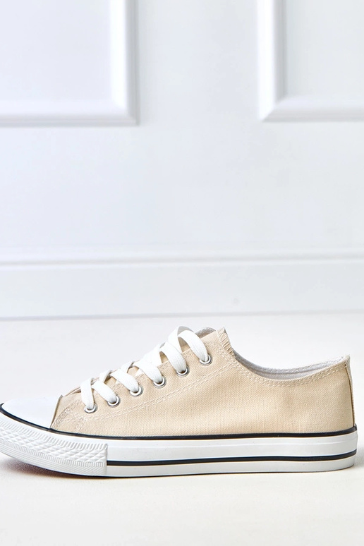 Beige klassische Damen-Sneaker Zurhat