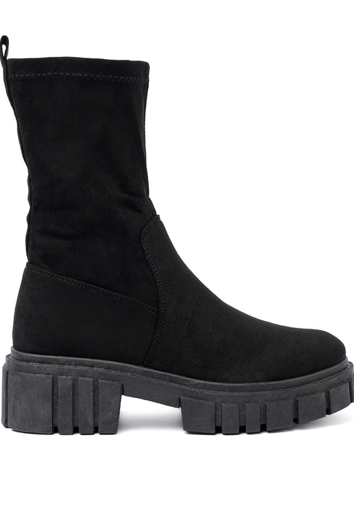 Damen schwarze Wildlederschuhe Damen schwarze Wildlederschuhe