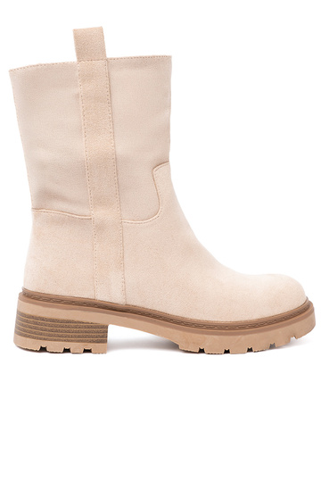 NoZuoczesne hellBeige Schuhe o prostym fasonie 2