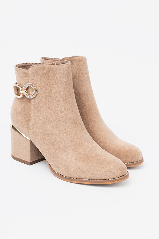 Eleganter Stil Schuhe Beige mit Zierschnalle