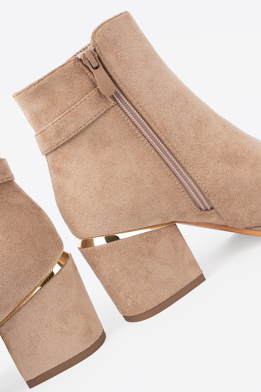 Eleganter Stil Schuhe Beige mit Zierschnalle