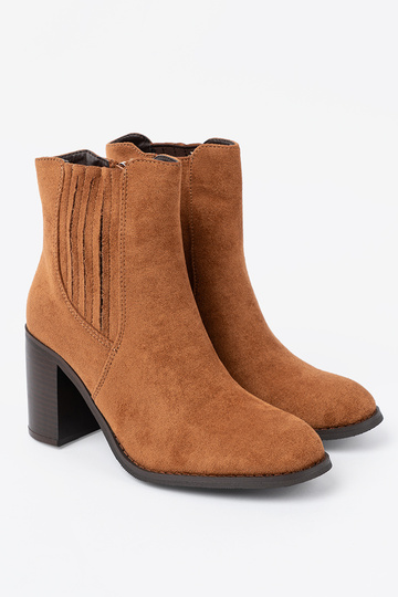 Karamellfarbe Stiefel aus Öko-INildleder