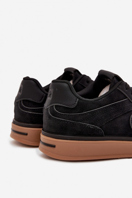 Sneakers Stilvollllschuhe Männlich Niedrig Big Star SS174019 HI-POLY SYSTEM schZuarze Farbe