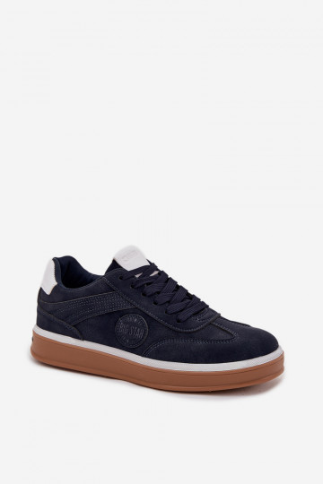 Sneakers Stilvollllschuhe Männlich Niedrig Big Star SS174021 HI-POLY SYSTEM Dunkelblau