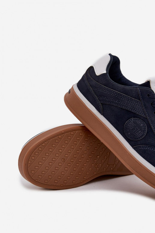 Sneakers Stilvollllschuhe Männlich Niedrig Big Star SS174021 HI-POLY SYSTEM Dunkelblau