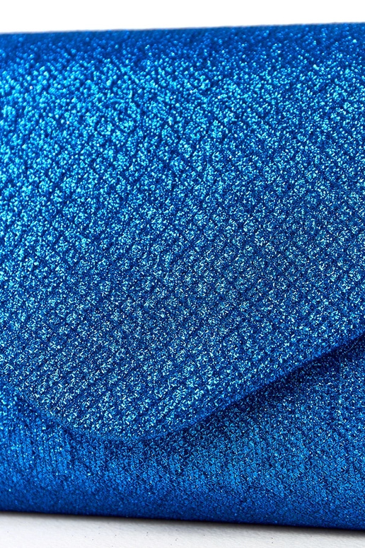 Blaue Umschlag-Form Handtasche Circle