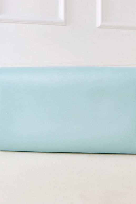Blaue Clutch-Tasche Crock
