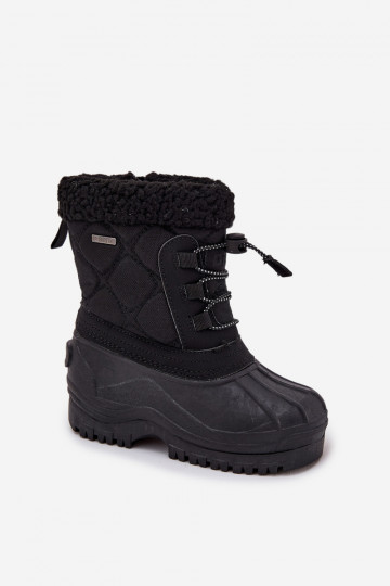 sich Zuarm laufen Schneestiefel Kindisch Zum Schloss Big Star OO374073 schZuarze Farbe