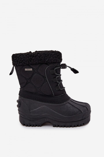 sich Zuarm laufen Schneestiefel Kindisch Zum Schloss Big Star OO374073 schZuarze Farbe 2