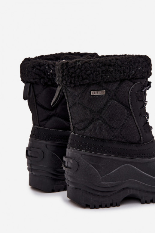 sich Zuarm laufen Schneestiefel Kindisch Zum Schloss Big Star OO374073 schZuarze Farbe