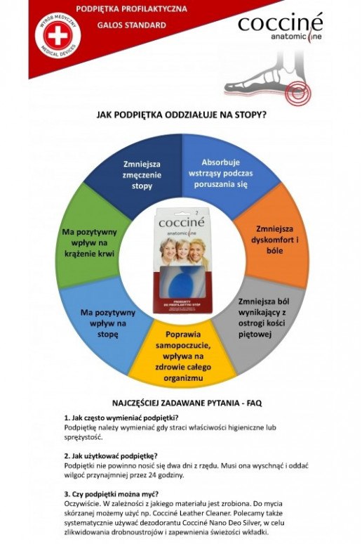 COCCINE GALOS Fersensocken Ermöglicht OstrogiŻelu